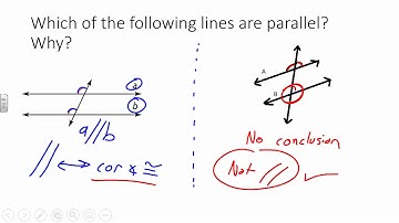 3.3 Proving lines are parallel using Converse