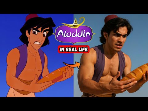 Aladdin In REAL LIFE Disney AI Transformation Comparison Part 2 