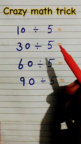 division tips and tricks Easy division trick #mathtricks #teacher #division #maths #shorts #viral