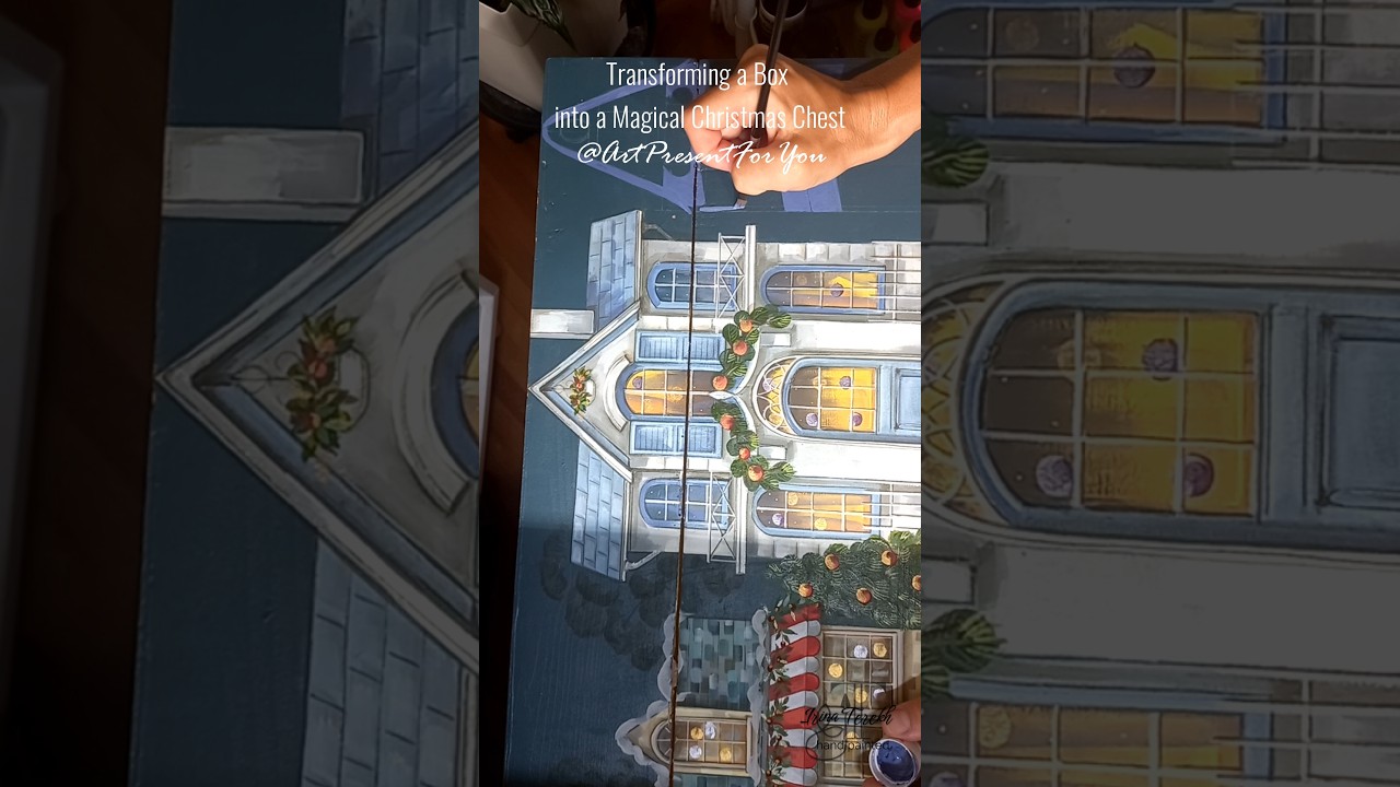 Transforming a Box into a Magical Christmas Chest/Irina Terekh/ArtPresentForYou 