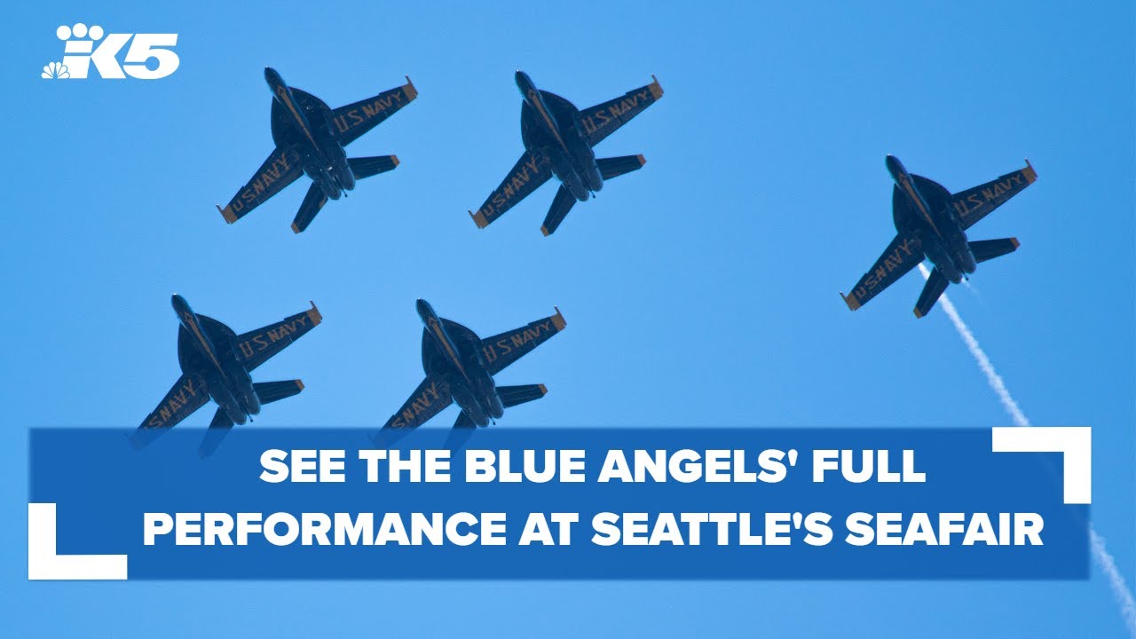 See the Blue Angels' full performance at Seattle's Seafair Weekend