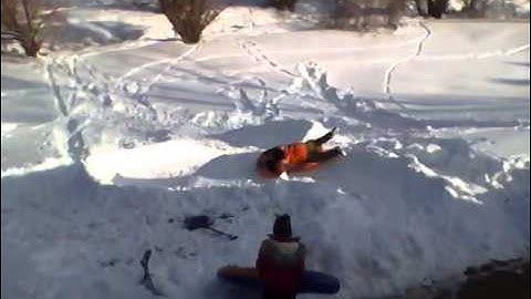 Epic Sledding! Home Bobsled Track