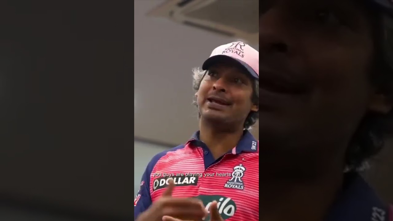 Rajsthan Royals Coach Kumar Sangakkara Speech  for Team after lose in IPL final 
