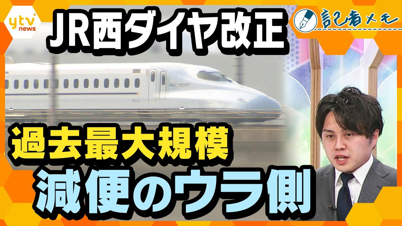 JR西日本ダイヤ改正駅ポスター（新新幹線） JR西日本ダイヤ改正駅ポスター（新新幹線）