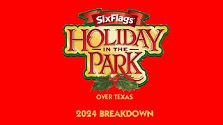 Holiday In The Park 2024 OFFICIAL BREAKDOWN For Six Flags Over Texas