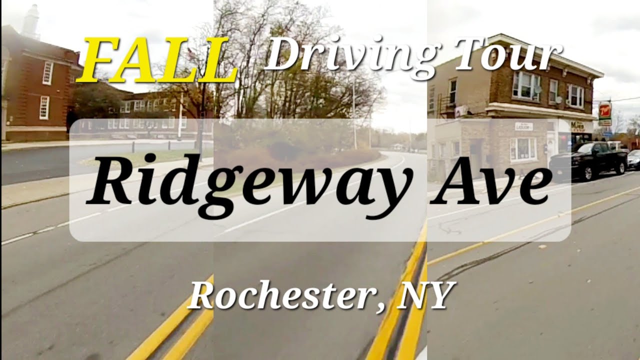 Ridgeway Ave (Rochester, NY) • Fall Driving Tour - YouTube