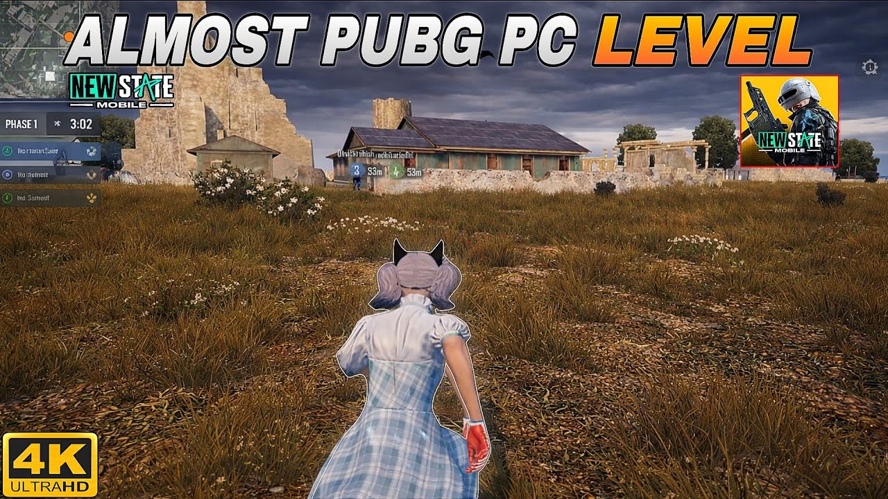PUBG PC LEVEL GRAPHICS IN NEW STATE MOBILE | 4k 60fps