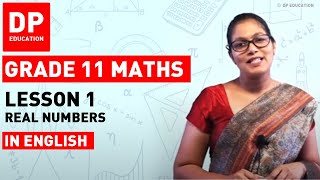 Lesson 1 - Real Numbers | Maths Session - Term 1 | #realnumbers #DPEducation #Grade11Maths
