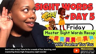🔍 Mastering Sight Words Grand Finale with Teacher Tou Tou! 🌟 Details
