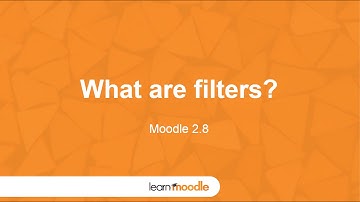 Learn Moodle 2015: Filters