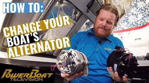 How to replace an inboard alternator | My Boat DIY