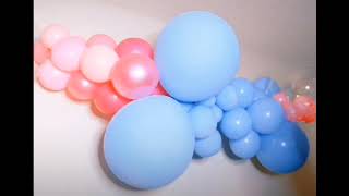 Simple Garland Balloons#shorts  #diy #balloons #shortsyoutube