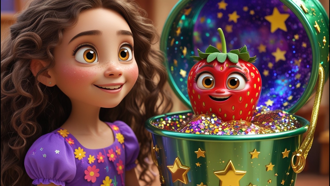 🌈✨🎶🎨Aprenda as Cores com o Balde Mágico e a Luna🦄🐥✨🌈