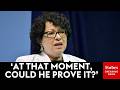 'Just Answer The Question': Sonia Sotomayor And DOJ Official Get Into Fiery Back-And-Forth