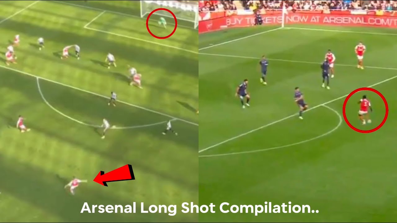 Compilation Of Arsenal Long Shots.. 🔥
