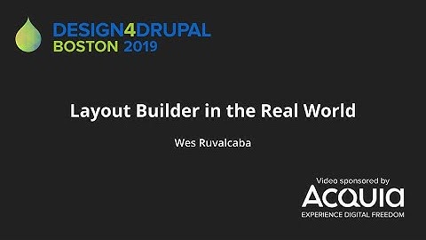 Layout Builder in the Real World