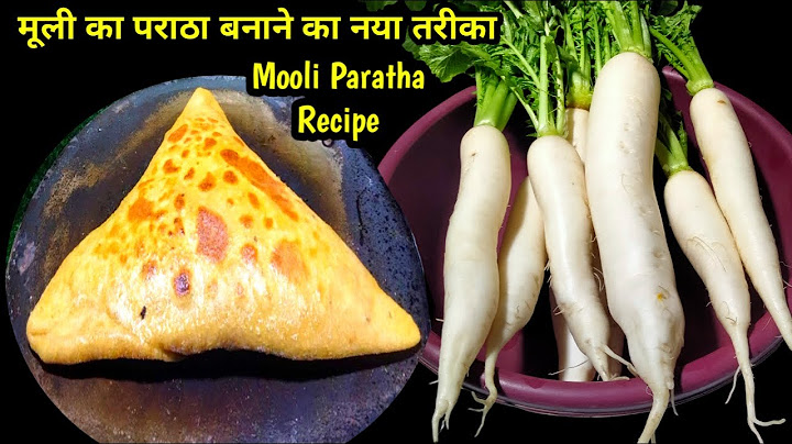 मूली भरे मसाला परांठे तीखे चटपटे आसान तरीके से - Mooli Paratha Recipe - How to make Mooli paratha