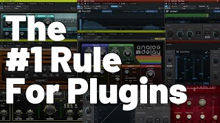 The #1 Rule for #Plugins