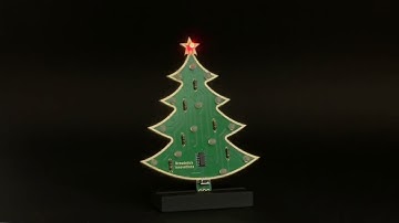 LED Christmas Tree DIY Soldering Kit Demo