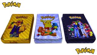 Black Silver and Gold Pokemon Cards | Unboxing Pokemon Golden Silver and Black Cards #pokemon #yt