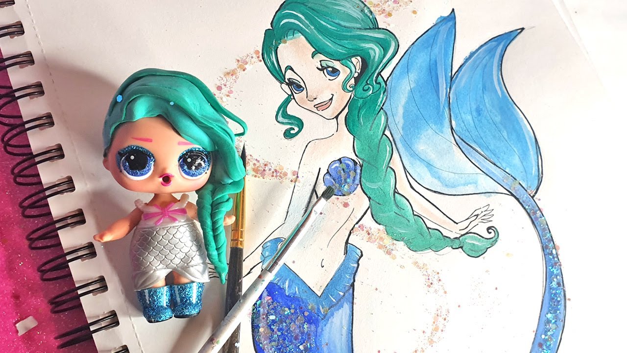 Come Disegnare Marine In Versione Sirena Disney Tutorial Disegno 4 Youtube