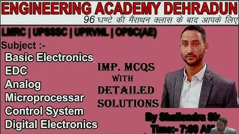 LEC - 1,  ELECTRONICS, IMP. MCQ
