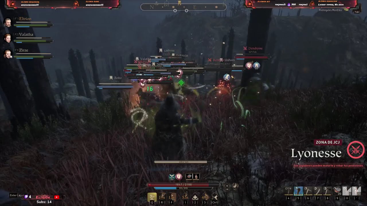 Primer PVP de Lions en Pax Dei, server Fenrir