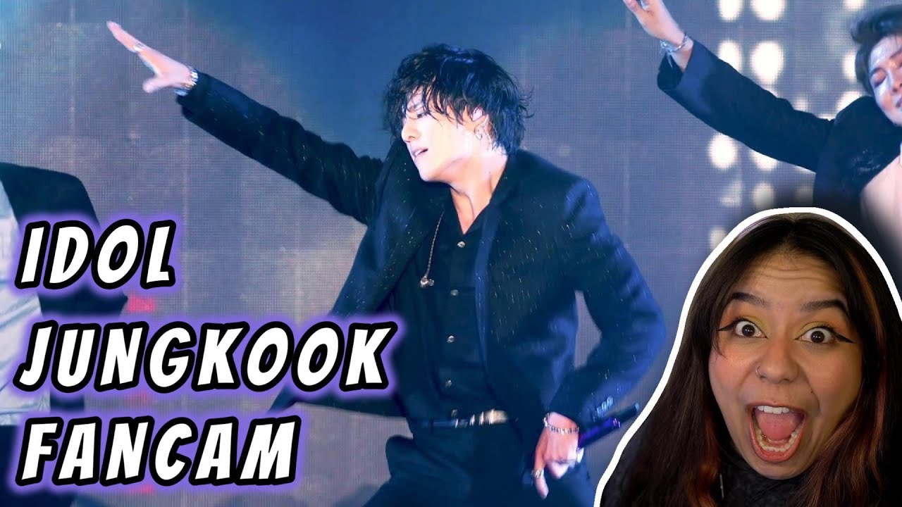 BTS 'IDOL Jungkook fancam | Jungkook bias REACTS!!