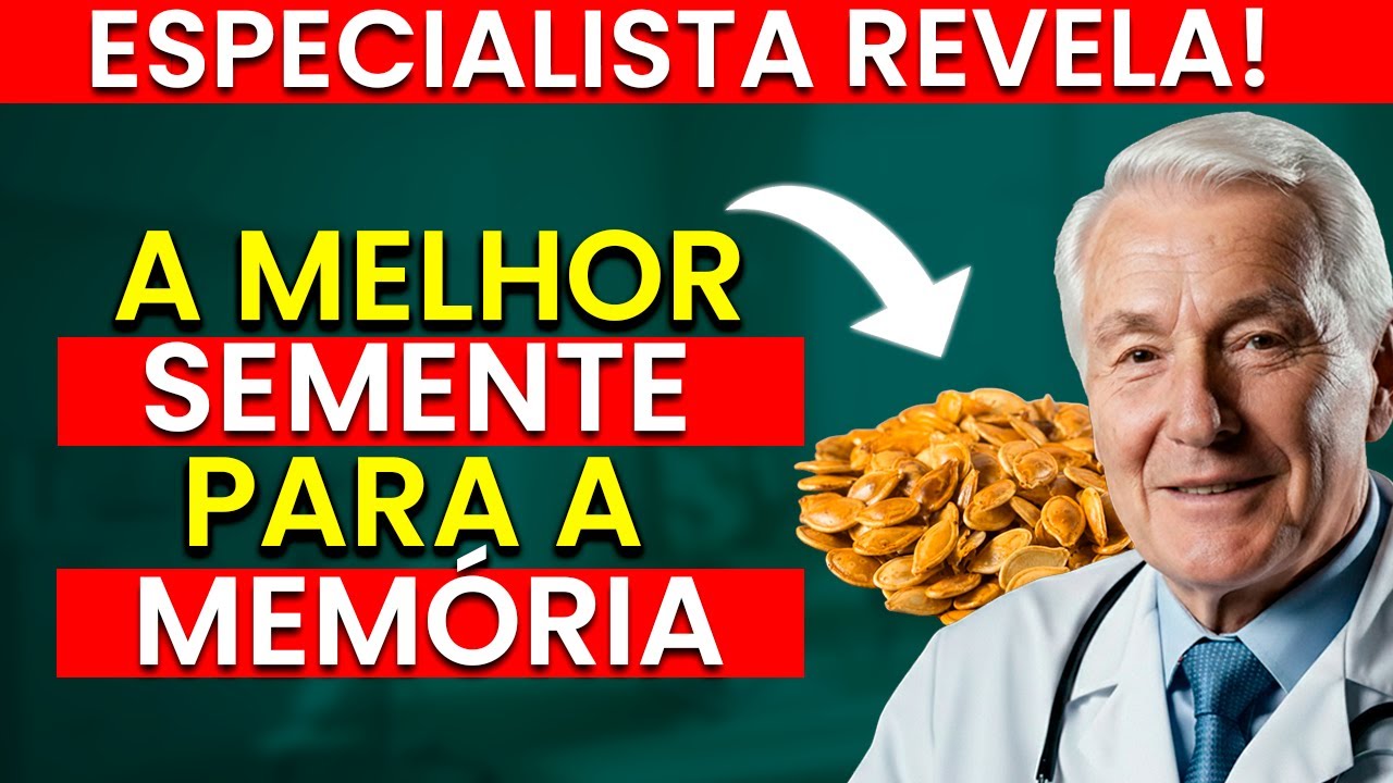 Idosos, ninguém fala, mas essa Semente Milagrosa é o escudo natural contra o Alzheimer depois dos 60