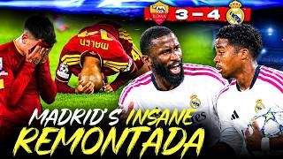 ROMA 3-4 REAL MADRID | MADRID’S INSANE REMONTADA | WHAT A COMEBACK