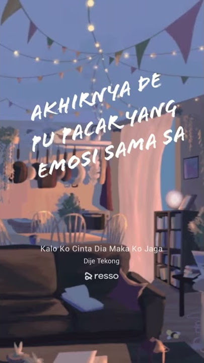 kalo ko cinta dia maka ko jaga