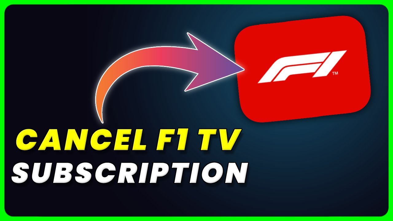 How to Cancel F1 TV Subscription