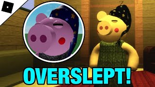 How to get the “OVERSLEPT” BADGE + SLEEPING PIGGY MORPH in PIGGY RP: INFECTED || ROBLOX