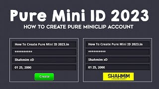 Pure Miniclip ID Trick 2023 in 8 BALL POOL | How to Create Miniclip Account | Shahmim xD