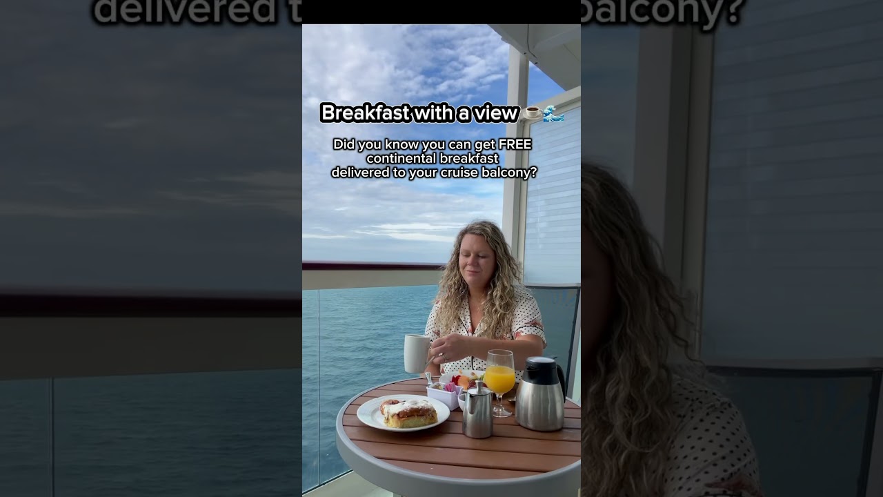 FREE Breakfast Delivered to Your Cruise Balcony?! ☕️🚢 Royal Caribbean Tip!