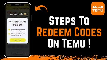 How to Redeem Codes on Temu !