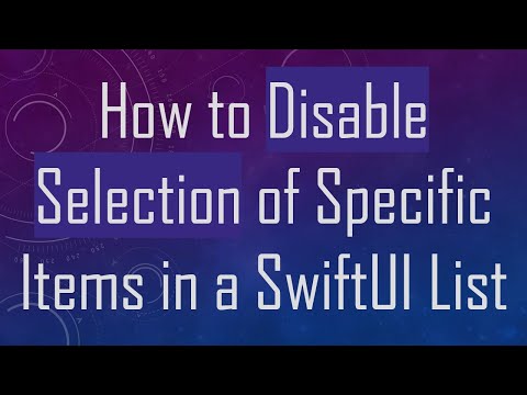 How to Disable