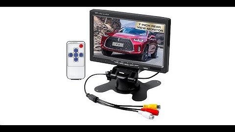 AISHICHEN 7 Inch TFT LCD Car Color Rear View Monitor Screen for Parking Backup Camera