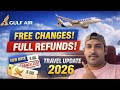 Gulf Air BIG UPDATE! Free Rebooking + Full Refunds till April 15