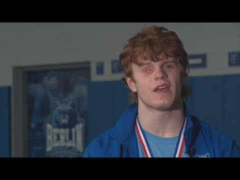 Blind Olentangy Berlin High School wrestler to compete in state tournament