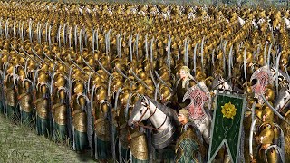 10,000 Noldor Elves VS 30,000 Mordor Orcs - The Lord Of The Rings Cinematic Battle screenshot 5