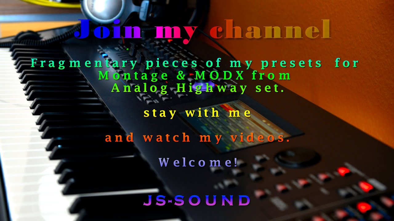 Yamaha Montage MODX Demo Sounds SOUND LIBRARY no talking