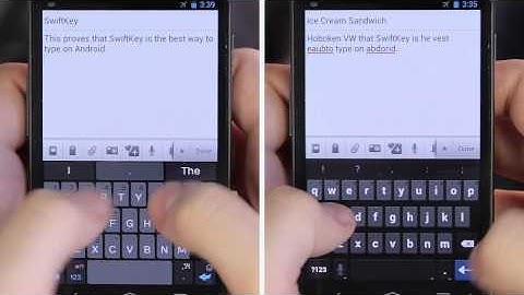 SwiftKey 3 vs ICS Keyboard