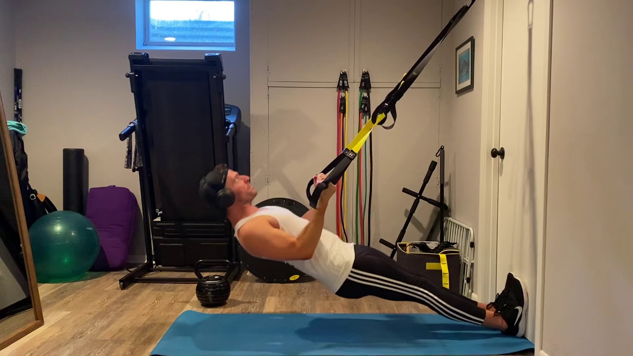 TRX Reverse Grip Inverted Row (pull up variation) - YouTube