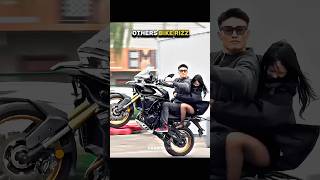 Others Bike Rizz vs The Last One❗️#viral #trending #trollface #funny #bike #rizz