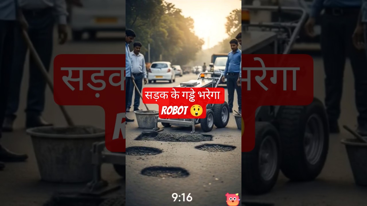 सड़क के गड्ढे भरेगा Robot 😲 | Smart Road Technology 