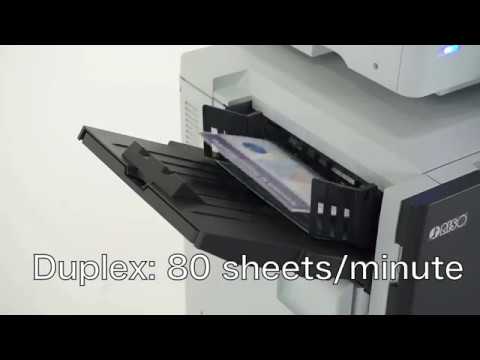 Worlds' fastest 160 inkjet ComColor GD ＜RISO＞ - YouTube