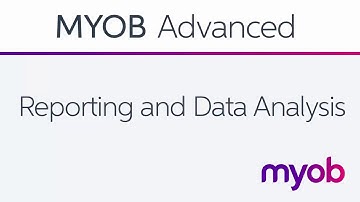 MYOB Advanced Reporting and Data Analysis
