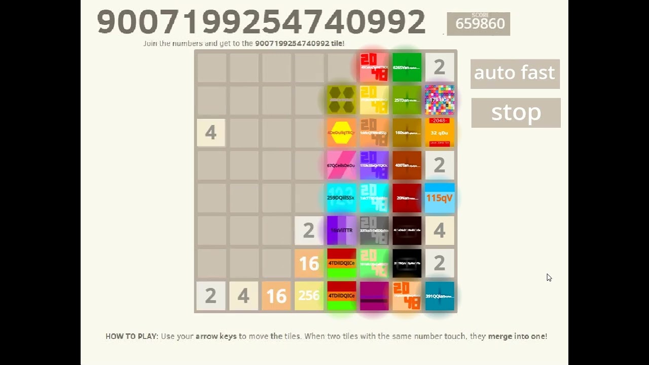 Queda de número de jogo: Tetris encontra 2048