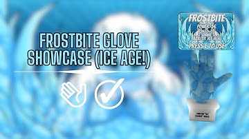 NEW "Frostbite" Glove Showcase | Roblox Slap Battles